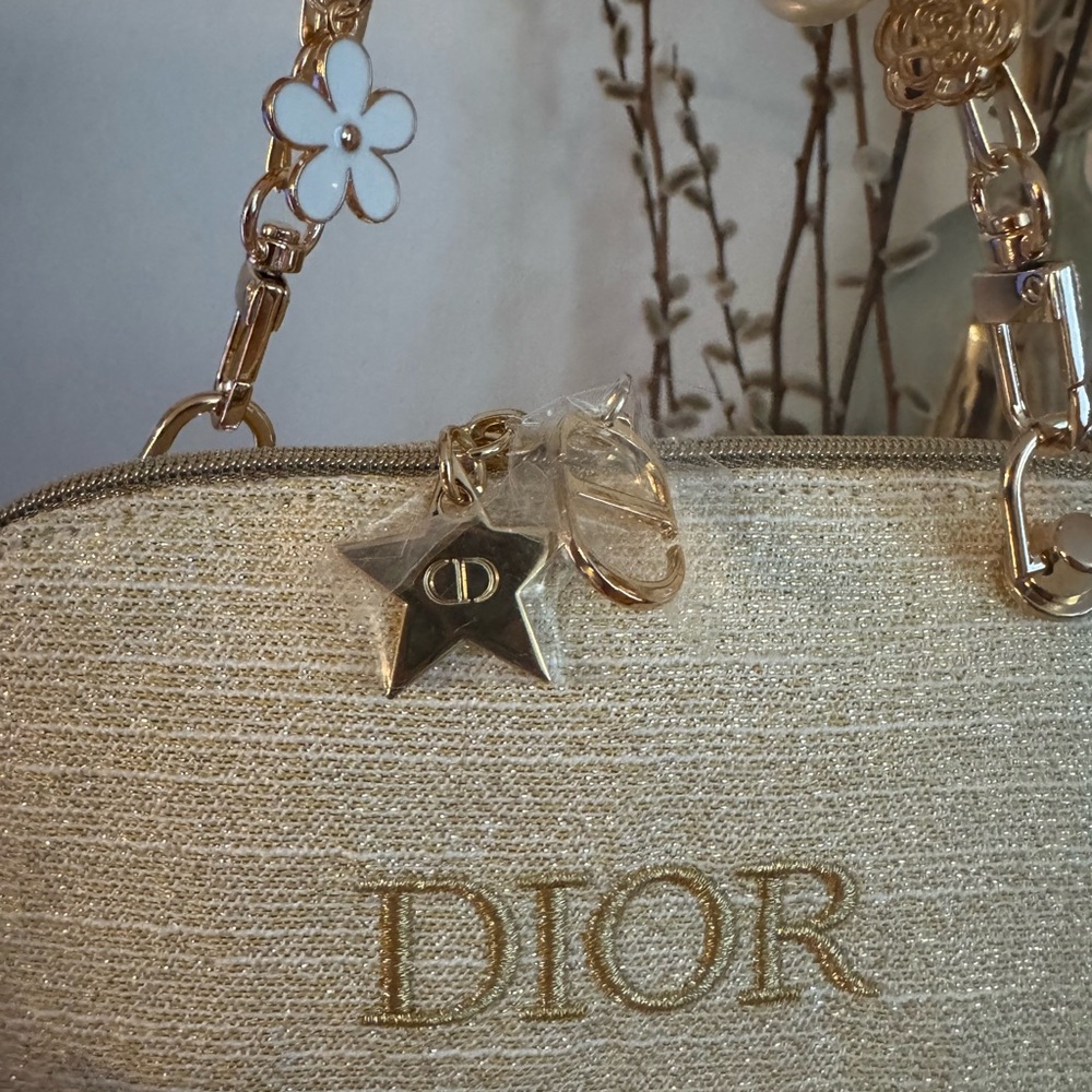 Limited Edition Authentic Dior Gold Beauty Bag - Picture 3 of 3